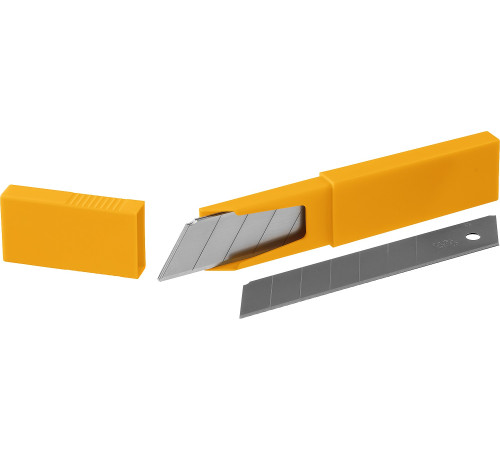 OLFA 25 мм, 5 шт, в пластиковом кейсе + блистер, сегментированные лезвия (OL-HB-5B) купить  в Сочи