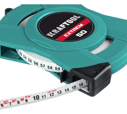KRAFTOOL 50 м, геодезическая стальная мерная лента (34185-50) купить  в Сочи