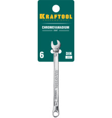 KRAFTOOL 6 мм, комбинированный гаечный ключ (27079-06)
