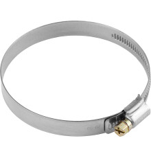 ЗУБР НХ-12Н, 110 - 130 мм, накатная лента 12 мм, 50 шт, нержавеющий хомут, Профессионал (37822-110-130-50)