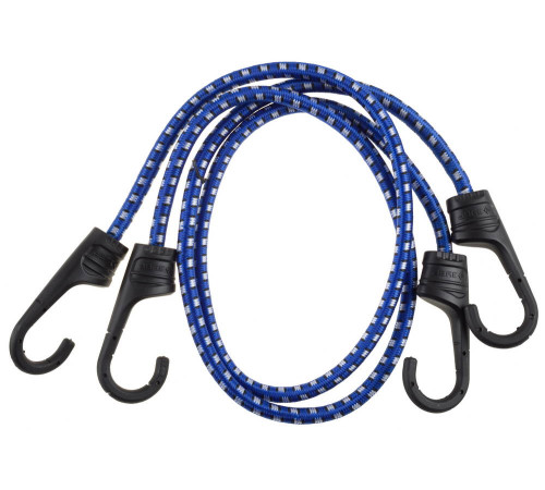 ЗУБР 60 см, d 8 мм, пластиковые крюки, со стальным сердечником, 2 шт, резиновый, крепежный шнур (40508-060) купить  в Сочи