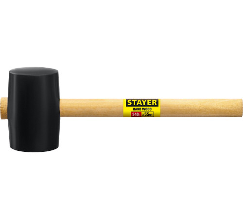 STAYER 340 г, чёрная резиновая киянка (20505-55) купить  в Сочи