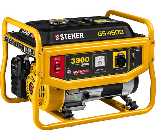 STEHER 3300 Вт, бензиновый генератор (GS-4500) купить в Сочи STEHER 3300 Вт, бензиновый генератор (GS-4500) купить в Сочи