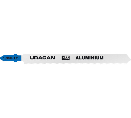URAGAN T318A, T-хвост., по металлу, HSS, шаг 1.2 мм, 106 мм, 2 шт, полотна для лобзика (159486-1.2) купить в Сочи URAGAN T318A, T-хвост., по металлу, HSS, шаг 1.2 мм, 106 мм, 2 шт, полотна для лобзика (159486-1.2) купить в Сочи