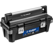 ЗУБР УМЕЛЕЦ-25, 650 x 275 x 265 мм, (25″), пластиковый ящик для инструментов, Профессионал (38141-25)