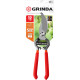 GRINDA G-3, 200 мм, высокоуглеродистая сталь, цельнокованый, покрытие ПВХ, плоскостной секатор (423103) для обрезки веток и стеблей растений