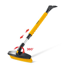 STAYER телескопическая щётка от снега со скребком автомобильная, 775-1000 мм (61046)