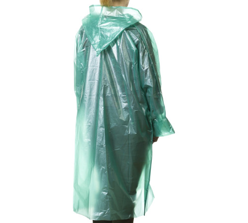 STAYER полиэтилен, зеленый, S-XL, 50 микрон, плащ-дождевик (11610) купить  в Сочи