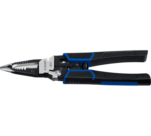 ЗУБР ЭК-6, 6в1, 210мм, электромонтажные клещи, Профессионал (23348) купить  в Сочи
