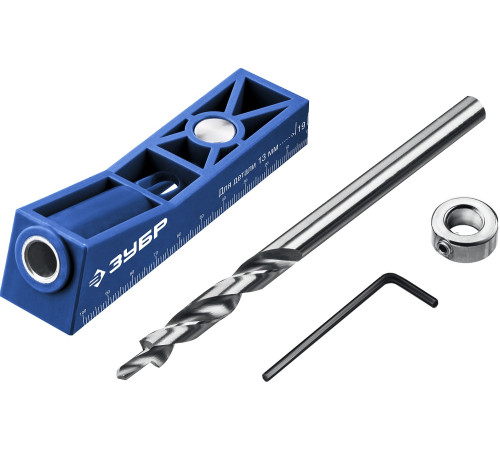 ЗУБР одно отверстие, одинарный кондуктор для глухих отверстий, Профессионал (30092) купить  в Сочи