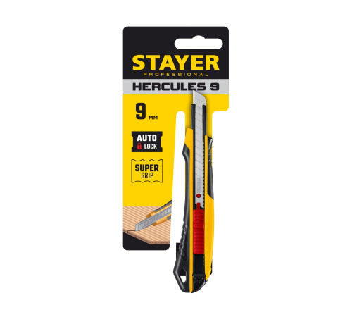 STAYER HERCULES-9, 9 мм, нож с автостопом, Professional (0903) купить  в Сочи