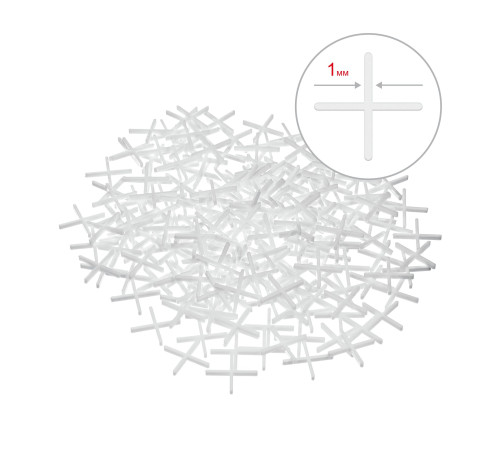 STAYER 1 мм, 200 шт, крестики для плитки (3380-1) купить  в Сочи
