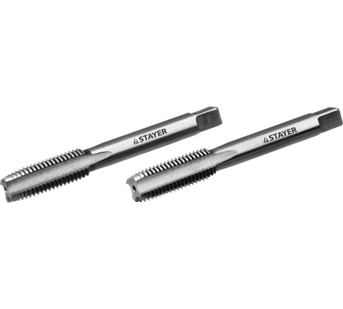 STAYER M12 х 1.75, 2 шт, комплект метчиков (28025-12-1.75-H2) купить  в Сочи