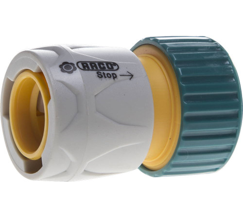RACO ORIGINAL, 3/4″, с автостопом, для шланга, из ABS пластика, быстросъемный соединитель (4250-55206T) купить в Сочи RACO ORIGINAL, 3/4″, с автостопом, для шланга, из ABS пластика, быстросъемный соединитель (4250-55206T) купить в Сочи