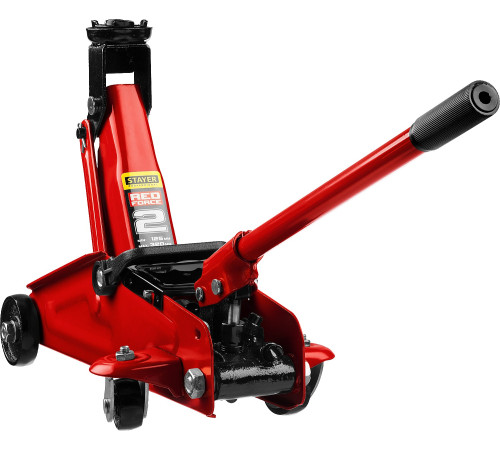 STAYER R-22 RED FORCE, 2 т, 125 - 320 мм, подкатной домкрат для легковых а/м, Professional (43152-2) купить  в Сочи