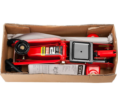 STAYER R-22 RED FORCE, 2 т, 125 - 320 мм, подкатной домкрат для легковых а/м, Professional (43152-2) купить  в Сочи