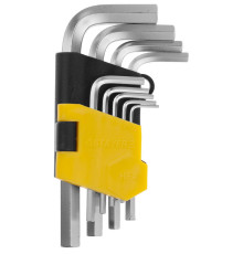 STAYER 9 шт, набор коротких имбусовых ключей (2740-H9)