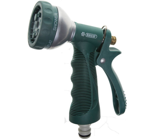 RACO 354C, 6 режимов, курок сзади, металлический с TPR, поливочный пистолет (4255-55/354C-18) купить  в Сочи