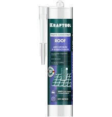 KRAFTOOL ROOF, 300 мл, черный, кровельный силиконовый герметик (41258-4)