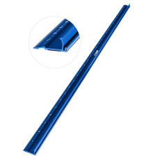 ЗУБР 1,5 м, Усиленная алюминиевая линейка со стальной направляющей, Профессионал (34382-150)