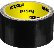 STAYER 48 мм, 10 м, черная, армированная лента, Professional (12086-50-10)