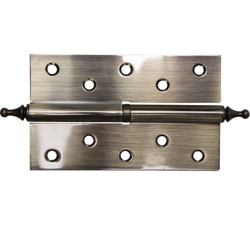 ЗУБР 125 х 75 х 2.5 мм, разъемная, правая, цвет старая латунь (AB), 2 ш, карточная петля (37605-125-5R) купить  в Сочи