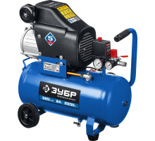 ЗУБР 320 л/мин, 24 л, 2200 Вт, масляный компрессор, Профессионал (КПМ-320-24)