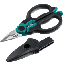 KRAFTOOL ELECTRIC, 4 в 1, 160 мм, с чехлом, ножницы электрика (23356)