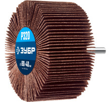ЗУБР d 80 x 40 мм, P320, на шпильке d 6 мм, круг шлифовальный лепестковый, Профессионал (36604-320)