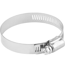 ЗУБР НХ-12П, 57 - 76 мм, просечная лента 12.7 мм, 2 шт, нержавеющий хомут, Профессионал (37815-057-76-2)