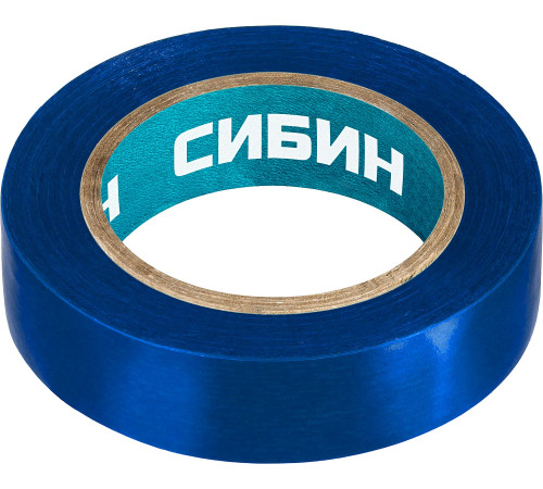 СИБИН 15 мм х 10 м, 5 000 В, синяя, изолента ПВХ (1235-7) купить  в Сочи
