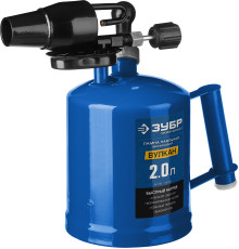 ЗУБР ВУЛКАН ВК-20, 2 л, стальной эжектор, паяльная лампа, Профессионал (40652-2.0)