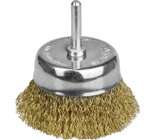 STAYER 50 мм, витая латунированная стальная проволока, 0.3 мм, чашечная щетка для дрели, Professional (35117-050) купить  в Сочи