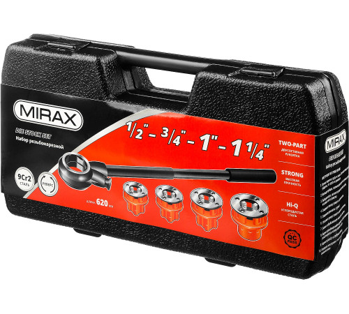 MIRAX набор клуппов с трещоткой №4 (28240-H4) купить в Сочи MIRAX набор клуппов с трещоткой №4 (28240-H4) купить в Сочи