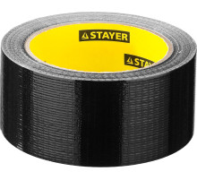 STAYER 48 мм, 25 м, черная, армированная лента, Professional (12086-50-25)