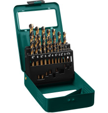 KRAFTOOL COBALT-8, 19 шт, (1-10 мм), сталь М42, HSS-Co(8%), набор сверл по металлу (29656-H19)