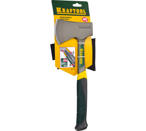 KRAFTOOL Extrem 600/850 г, 340 мм, Туристический цельнокованый топор (20645-06) купить  в Сочи