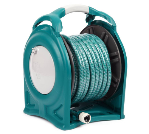 RACO корпус из высокопрочного пластика, шланг 25 м х 1/2″, поливочный набор 4 предмета, катушка со шлангом в комплекте (4260-55/590) купить  в Сочи