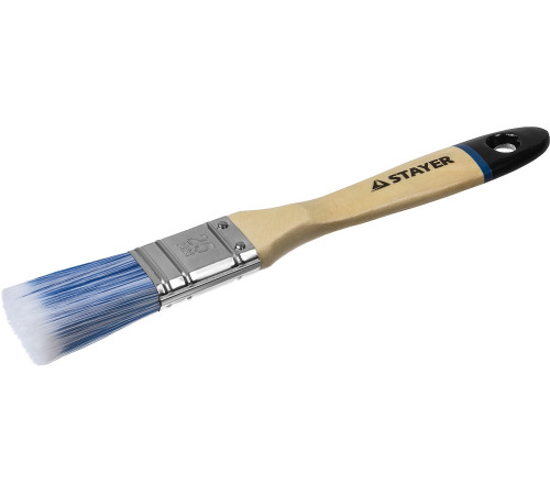 STAYER AQUA, 25 мм, 1″, искусственная щетина, деревянная ручка для воднодисперсионных и акриловых ЛКМ, плоская кисть (01062-025) купить в Сочи STAYER AQUA, 25 мм, 1″, искусственная щетина, деревянная ручка для воднодисперсионных и акриловых ЛКМ, плоская кисть (01062-025) купить в Сочи