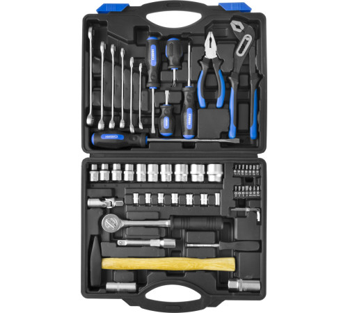 СИБИН 56 предм., (1/2″+1/4″), универсальный набор инструмента (27765-H56) купить  в Сочи