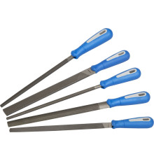 ЗУБР 250 мм, 5 предм, набор напильников, Профессионал (16651-25-H5)