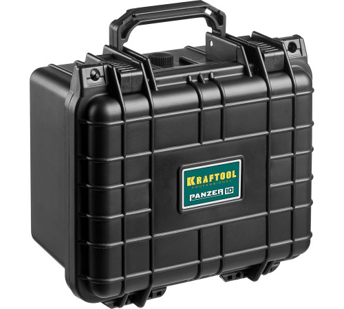 KRAFTOOL PANZER-10, 270 х 240 х 170 мм, (10″), IP55, ударопрочный пластиковый ящик (38251-10) купить  в Сочи