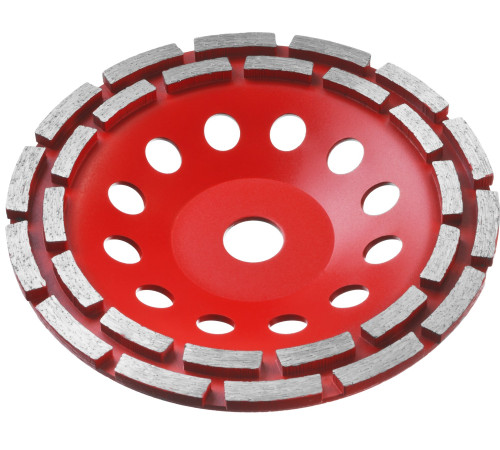 ЗУБР d 180 мм, двухрядная алмазная шлифовальная чашка (33376-180) купить  в Сочи