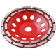 ЗУБР d 180 мм, двухрядная алмазная шлифовальная чашка (33376-180) купить  в Сочи