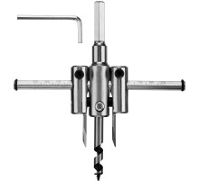 ЗУБР d 40-120 мм, глубина реза 30 мм, регулируемое сверло по дереву (29440-120)