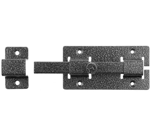 ЗД-06, для дверей, 60 х 115 мм, усиленная, квадратный засов, цвет серебро, накладная задвижка (37786-6) купить  в Сочи