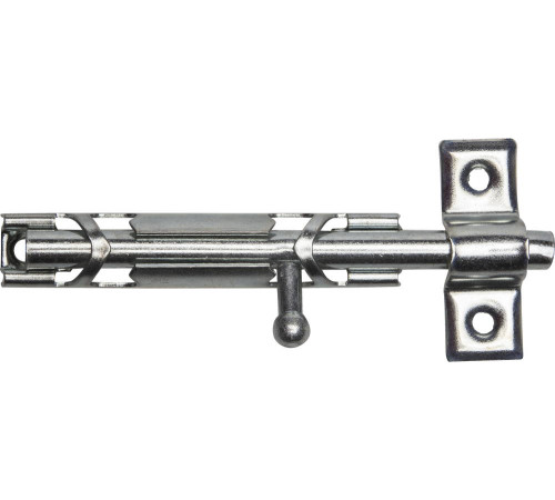 ЗТ-12, 80 мм, покрытие белый цинк, шпингалет накладной (37735-80) купить  в Сочи