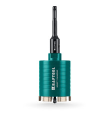 KRAFTOOL DIAMOND d 82 мм (М16, рабочая глубина 75 мм, лазерная сварка), Алмазная Коронка для подрозетников (29820-82)