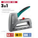 KRAFTOOL GRAND-53, тип 53 (A/10/JT21) 23GA (6 - 16 мм)/13/300, алюминиевый рессорный степлер (3193) купить в Сочи