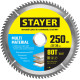 STAYER Multi Material, 250 х 32/30 мм, 80Т, супер чистый рез, пильный диск по алюминию и пластику (3685-250-32-80) купить в Сочи